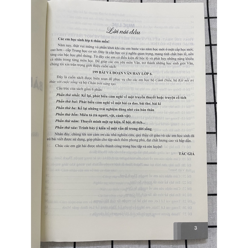 Sách 199 bài và Đoạn văn hay 6 - Theo chương trình giáo dục mới