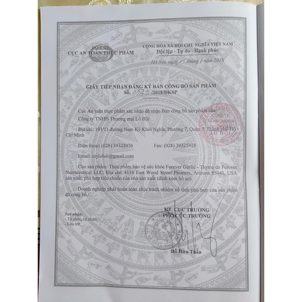 Viên Tỏi Forever Garlic Thyme #065Flp. 100viên/lọ. |Tỏi Hỗ Trợ Cảm Cúm, Nấm