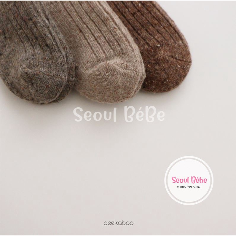 Set 3 đôi tất lông Wool bst mới 2021 made in Korea