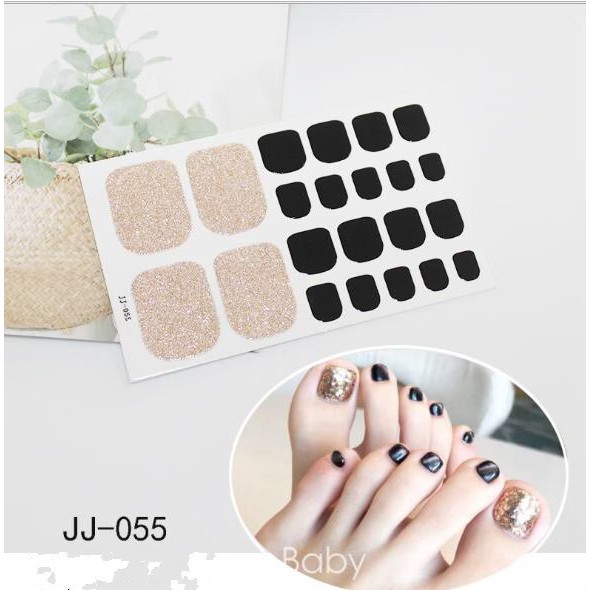 Set Sticker Dán Móng Chân 3D Cực Xinh Cho Các Nàng P232 - Nail Wraps HOT TREND