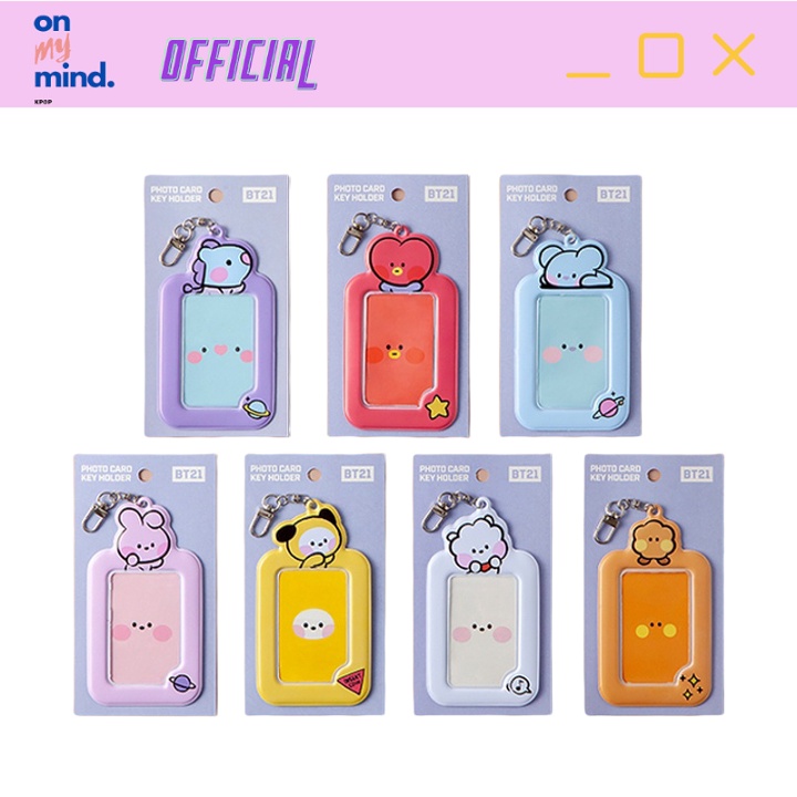 Card holder BT21 Baby - Móc khoá đựng card nhân vật BT21 dễ thương