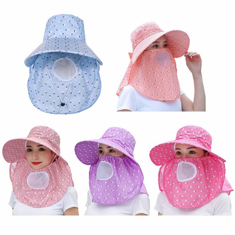 Mũ che nắng FONKEN vành rộng chống tia cực tím thời trang mùa hè cho nữ