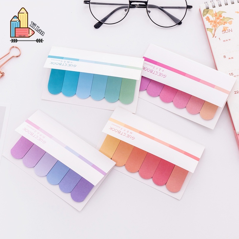 Set 120 Giấy Ghi Chú Nhiều Màu Sắc Tiện Dụng Dành Cho Văn Phòng