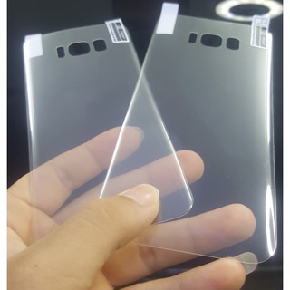 Combo 2 miếng dán mặt lưng Galaxy S8/S8 plus trong suốt