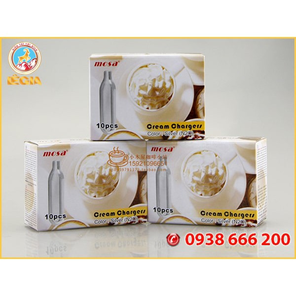 GAS LÀM Bông KEM MOSA Hộp 10 Viên