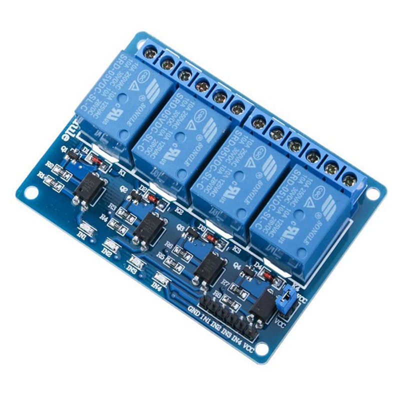 Relay ule 4 Channel DC 5V with Optocoupler for Arduino UNO R3 MEGA 2560 Project 1280 DSP ARM PIC AVR STM32