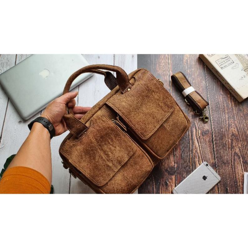 [Da thật] Túi công sở da bò thật 13" CD109B - 100% da bò thật BH 3 năm | BigBuy360 - bigbuy360.vn