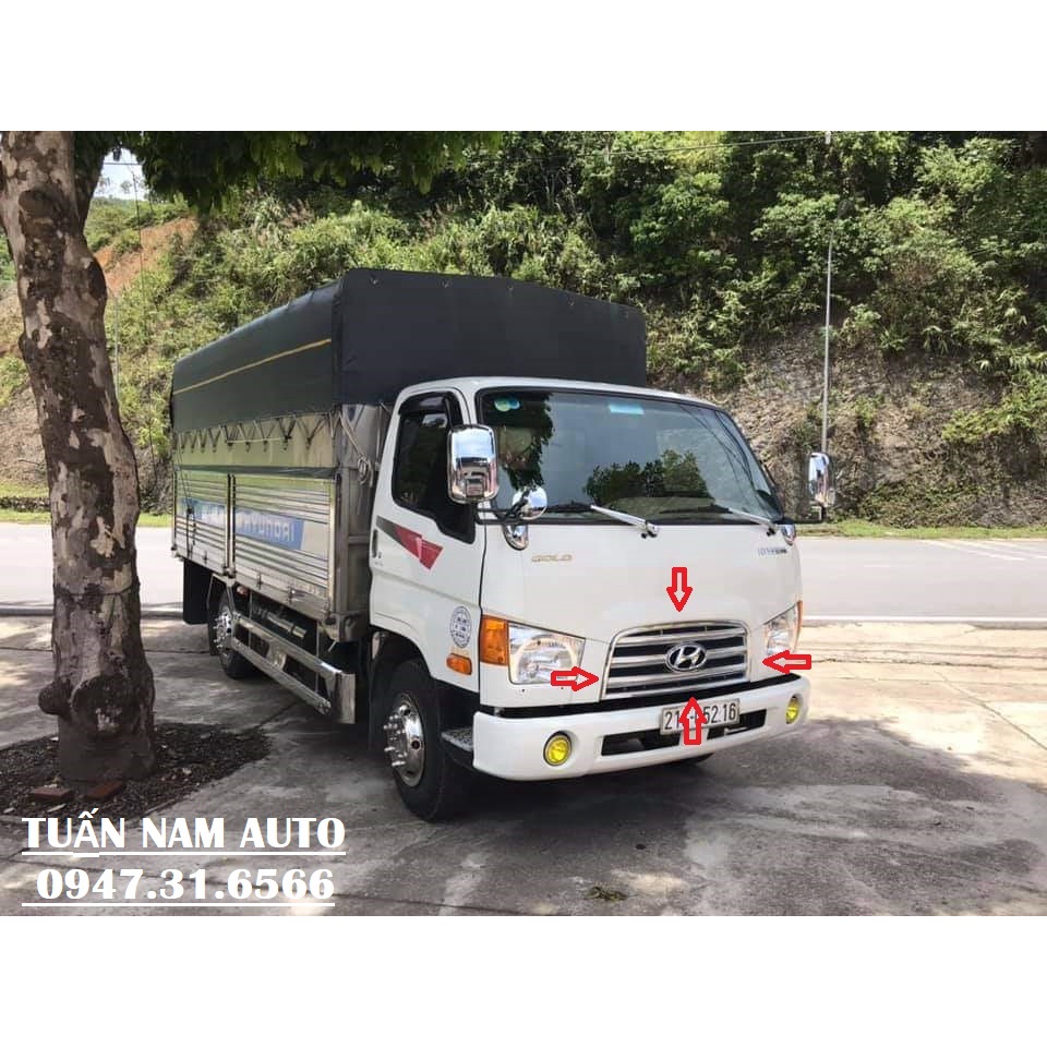 ỐP MẶT GA LĂNG CA LĂNG CRÔM MIGHTY 110S, E-MIGHTY NHẬP (HÀNG KOREA)
