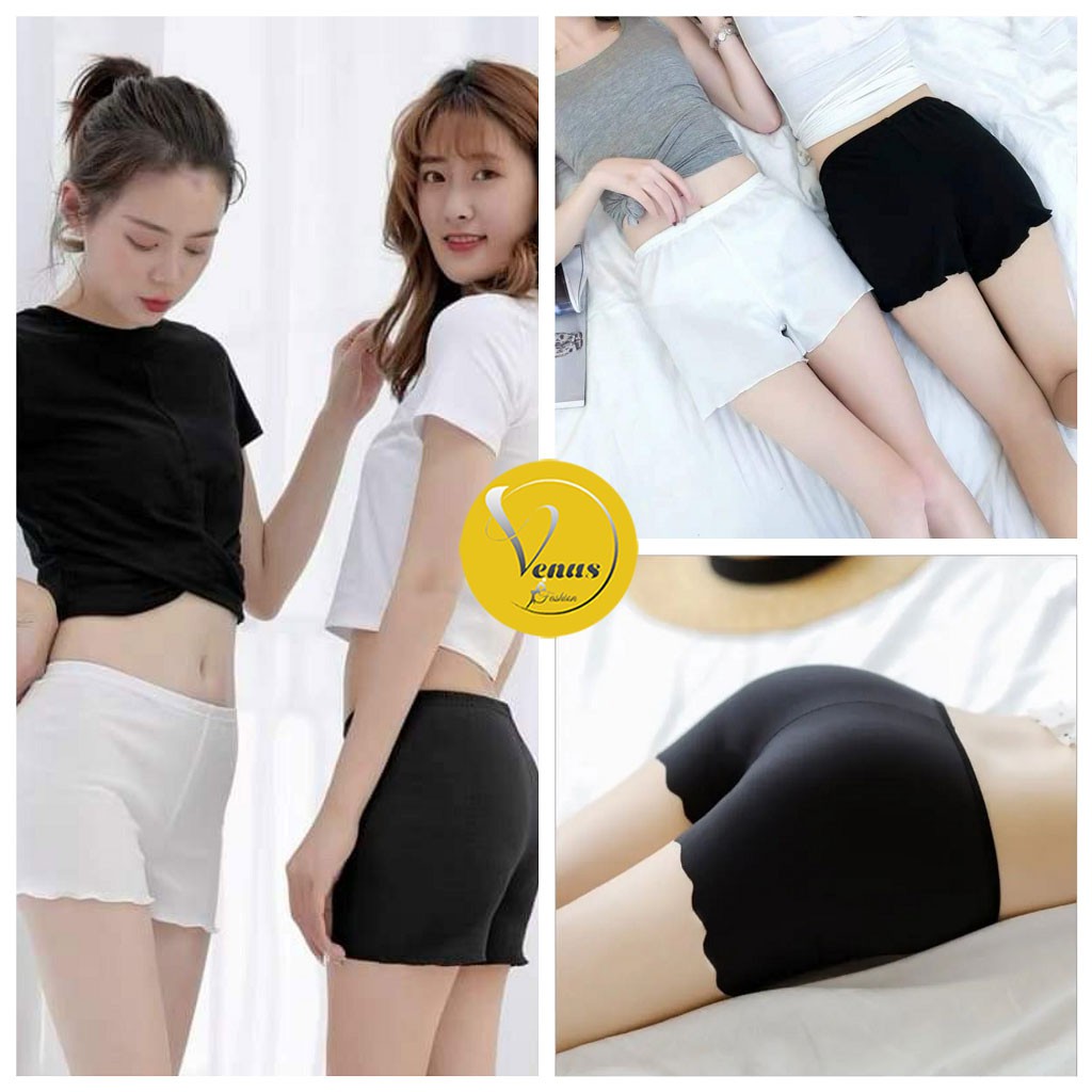 Quần mặc trong váy nữ VENUS quần đùi ngủ nữ mặc lót trong chất thun cotton co dãn mát mẻ_VIETVENUS