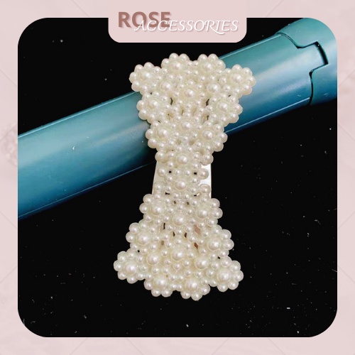 Kẹp tóc mái nữ thời trang gắn ngọc trai nhân tạo nhiều hình dễ thương Rose.Accessories mã KT24