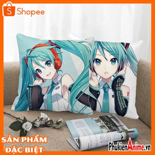 Shop Anime HCM -  Áo gối, bao gối, gối sofa, gối tựa lưng 40x40 in hình Miku Vocaloid