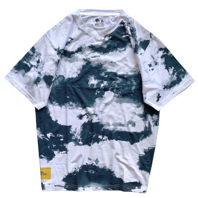 Áo Thun Tie Dye SGES Phông Unisex Form Rộng Tay Lỡ Streetwear Nam Nữ