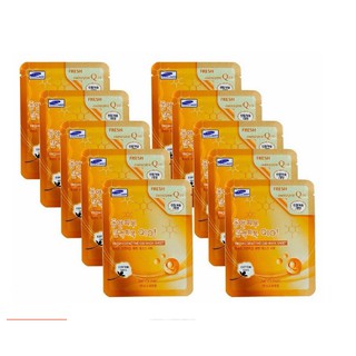 Combo 10 mặt nạ bổ sung collagen 3w clinic fresh coenzyme q10 mask sheet 23ml x 10