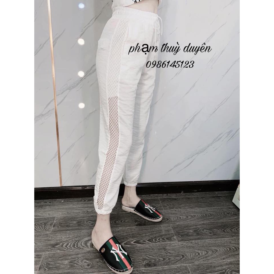Quần đũi phối lưới hot hit.