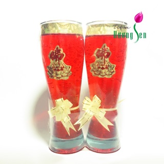 Đèn cầy ly Q40_Combo hộp 3 cặp