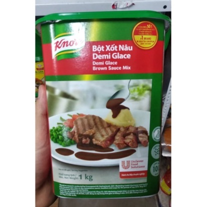 Bột Xốt Nâu BBQ demi glace Brown sauce mix Knorr 1kg