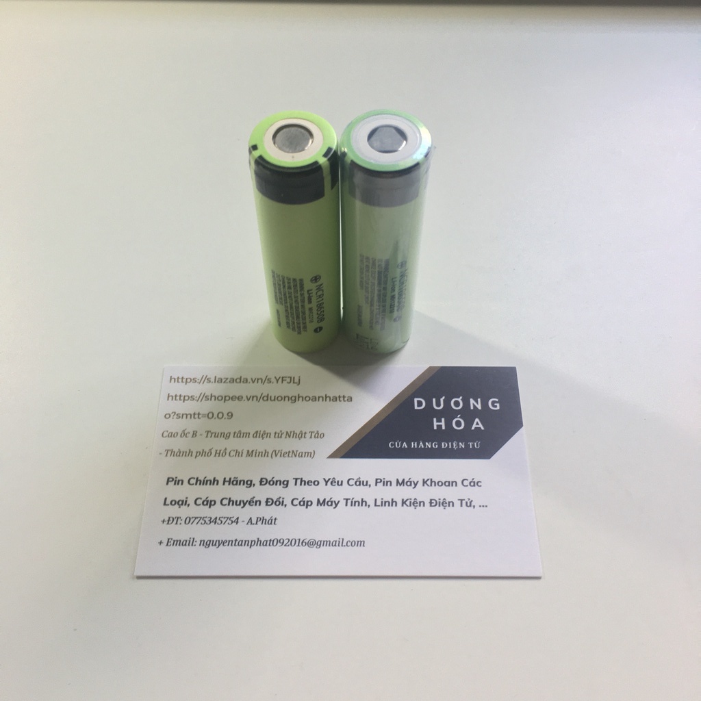 Pin Sạc Li-Ion 3.7V 3400mAh Panasonic NCR 18650B