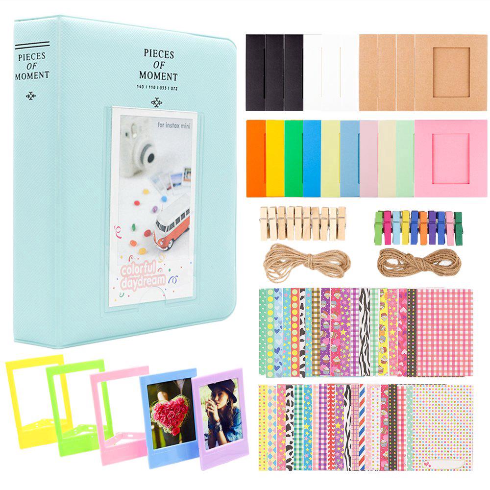 Album đựng ảnh Fujifilm Instax Mini 9/8 6 trong 1 kèm viền dán