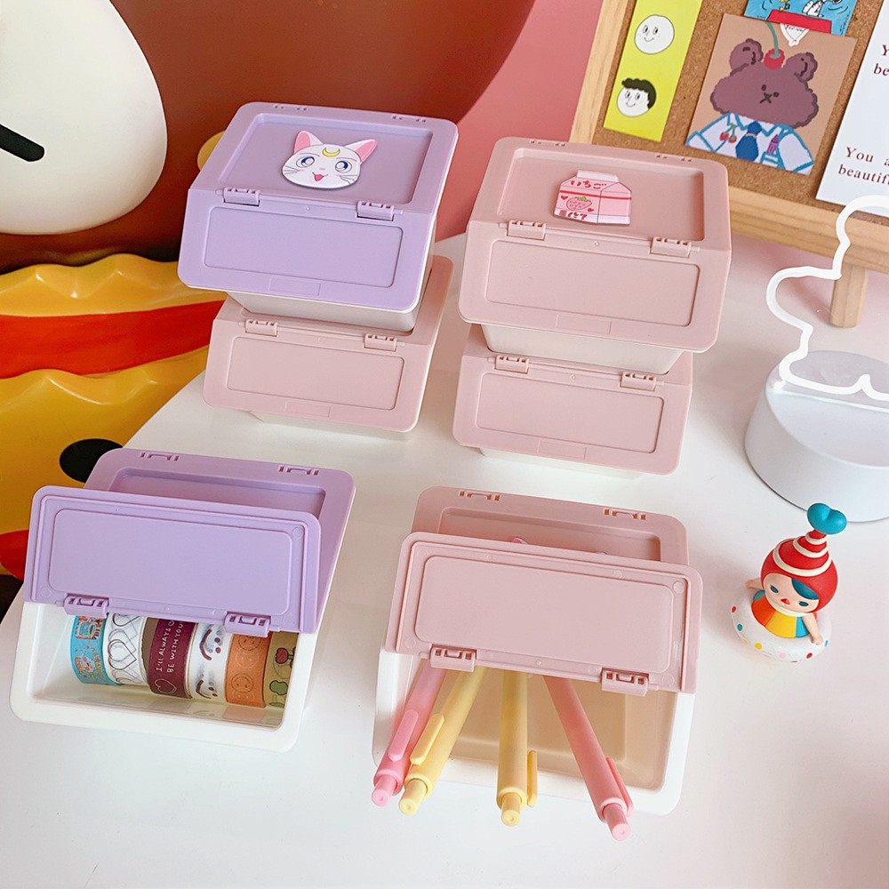 hộp mini đựng sticker washi tape phụ kiện nhỏ xinh