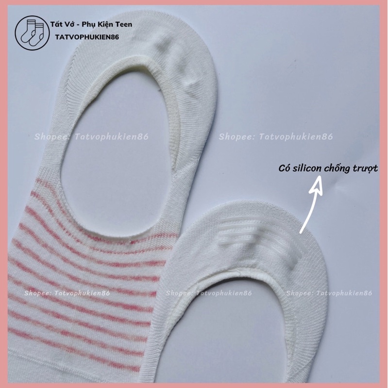 Tất lười nữ SALE Tất hài nữ -đi trong nhà , đi giày búp bê , đi giày lười Vớ hài nữ có silicon chống trượt