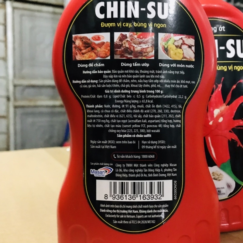 TƯƠNG ỚT CHIN- SU 1KG