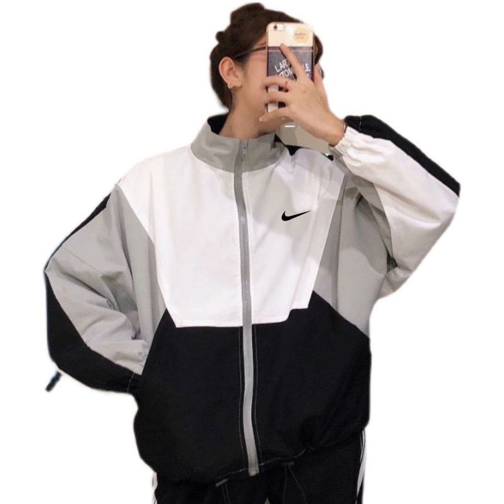 Áo Khoác Nike Chính Hãng Logo Thêu Chất Gió 2 lớp Cao Cấp - LATIZIA 701