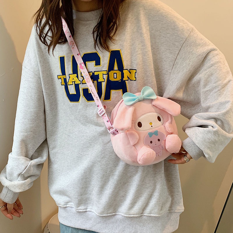 SANRIO Túi Đeo Chéo Hình Hoạt Hình Dễ Thương Cho Bé