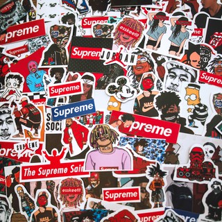 SET 100 STICKER CHỦ ĐỀ SUPREME