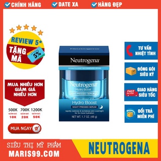 Tinh chất dưỡng ẩm neutrogena hydro boost night pressed face serum _xchoice