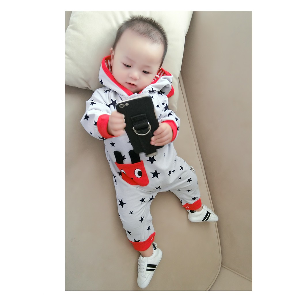 Body nỉ liền cho bé (3-6 tháng và 12-18 tháng)