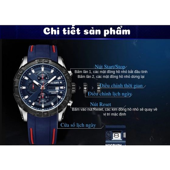 Đồng Hồ Nam Megir KT2055 Chính Hãng 2019 NEW Bảo Hành 12 Tháng Top Brand Luxury Hàng Nhập HongKong - Store Reward I | BigBuy360 - bigbuy360.vn