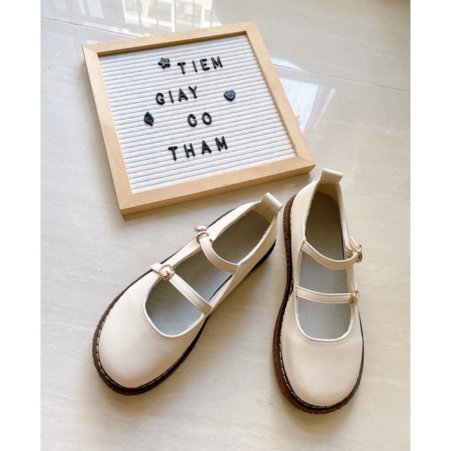 GIÀY MARY JANE 2 QUAI ĐẾ ĐÚC SIZE 35-39