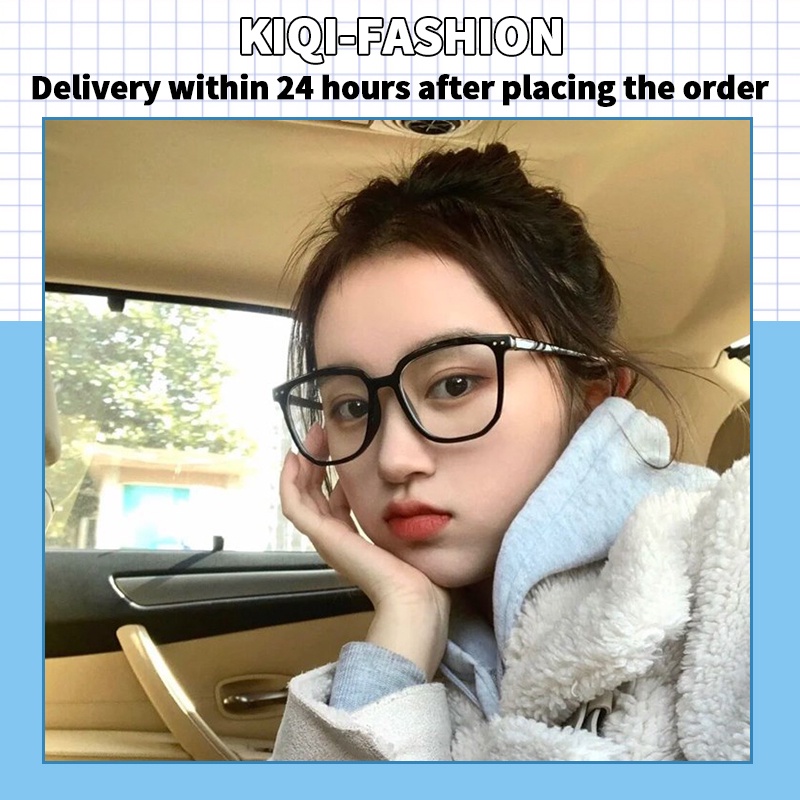 Mắt kính chống bức xạ gọng lớn phong cách Hàn Quốc cổ điển cá tính dành cho nữ