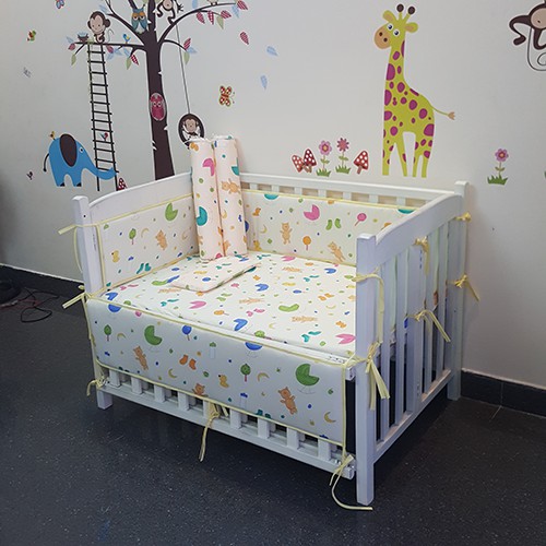 Bộ quay + drap cotton lụa Hàn Quốc 53x94