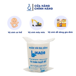 Khăn giấy khô đa năng cho bé Likado cuộn 500g khoảng 330 tờ(1 cuộn)