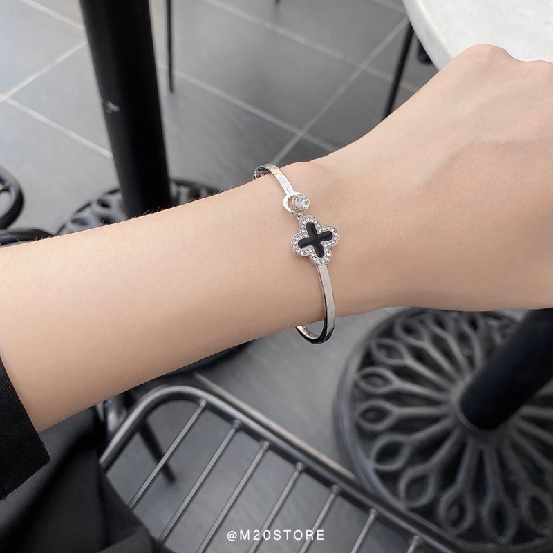 Vòng Tay Nam Nữ Dạng Kiềng Phong Cách Đơn Giản, Vòng Tay Cuff Inox Chống Gỉ