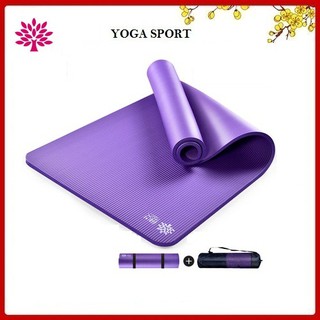 Thảm tập YOGA, GYM Chống trơn trượt AOYI - Tặng kèm dây buộc