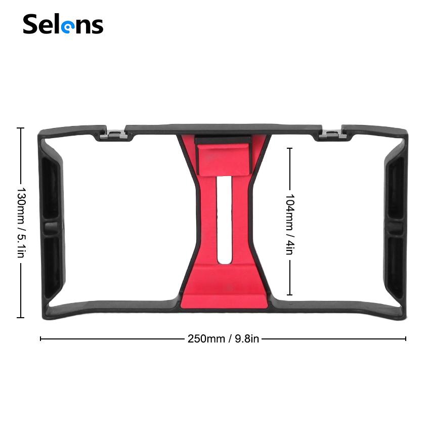 Selens Bộ Giá Đỡ Điện Thoại Ổn Định + MIC-06 Mini 3.5mm Chuyên Dụng