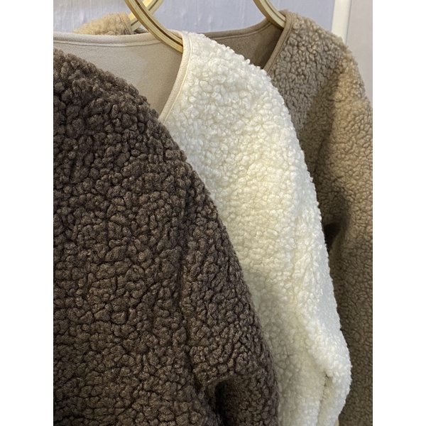 A25 - Yangmao Wool Áo khoáng lông phong cách Hàn Quốc | BigBuy360 - bigbuy360.vn