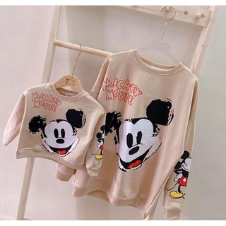 Ao đôi mẹ và bé mickey siêu xinh
