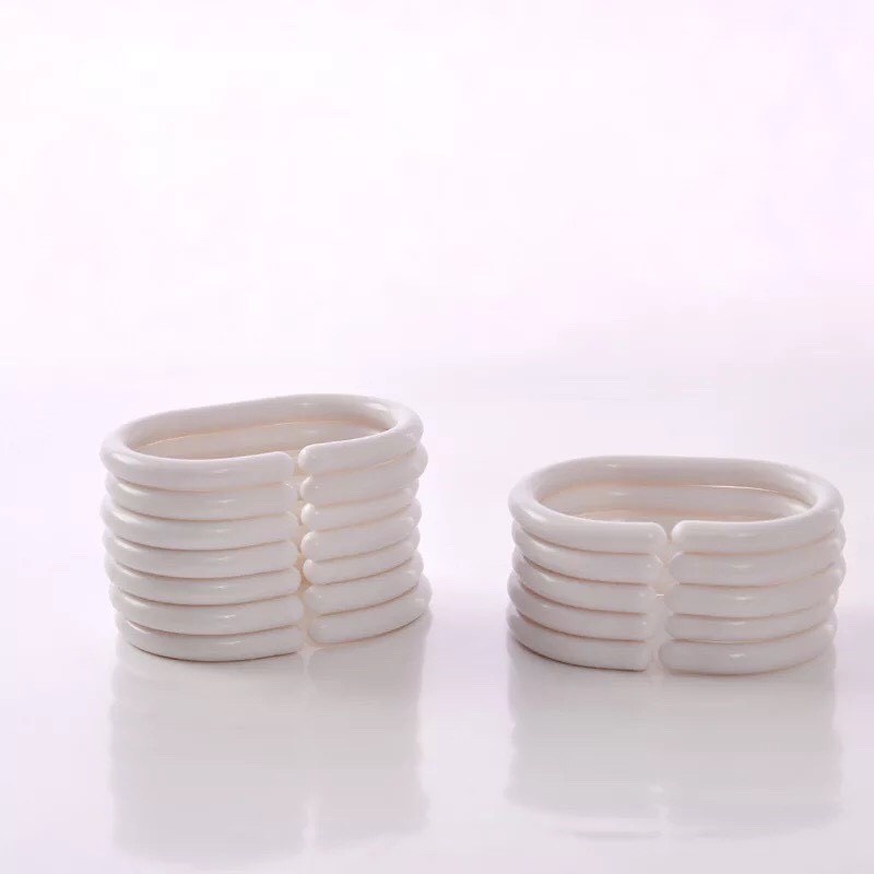 Móc nhựa treo rèm phòng tắm - bộ 12 móc treo rèm phòng tắm giá rẻ