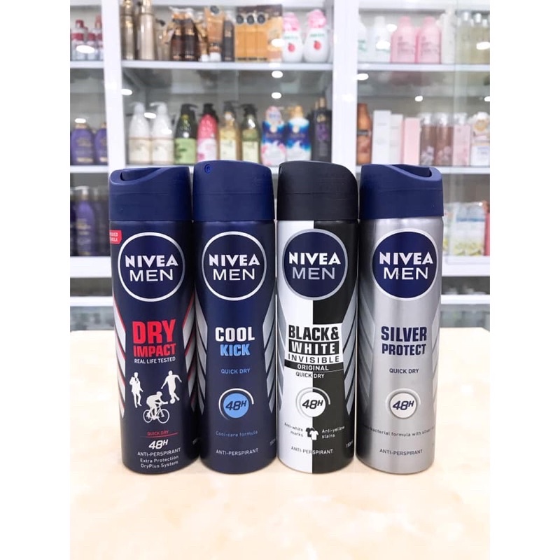 Xịt Khử Mùi và Ngăn Mùi Nivea Men 150ml