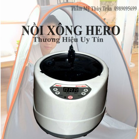 (XA KHO) Nồi xông hơi 4 Lít HeRo xông lá nam tại nhà an toàn + Đầy đủ phụ kiện