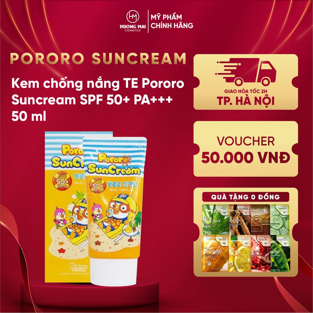 Kem chống nắng TE Pororo Suncream SPF 50+ PA+++  50 ml