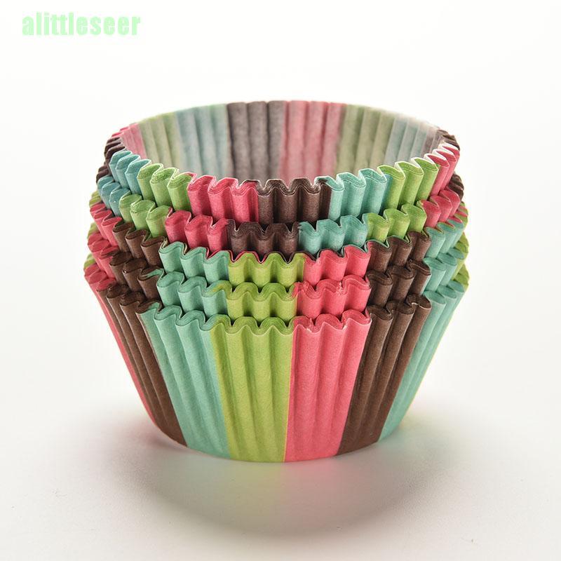 Set 100 Cốc Giấy Dùng Để Làm Bánh Cupcake