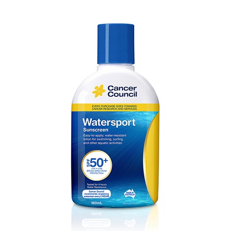 Kem chống nắng Cancer Council Water Sport Sunscreens SPF 50+ 180ml