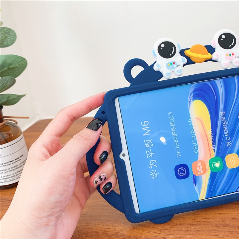 Ốp Máy Tính Bảng Silicon Có Dây Đeo Vai Và Tay Cầm Dành Cho Trẻ Em Samsung Galaxy Tab A8 10.5inch 2021 Samsung A8 SM-X200 SM-X205