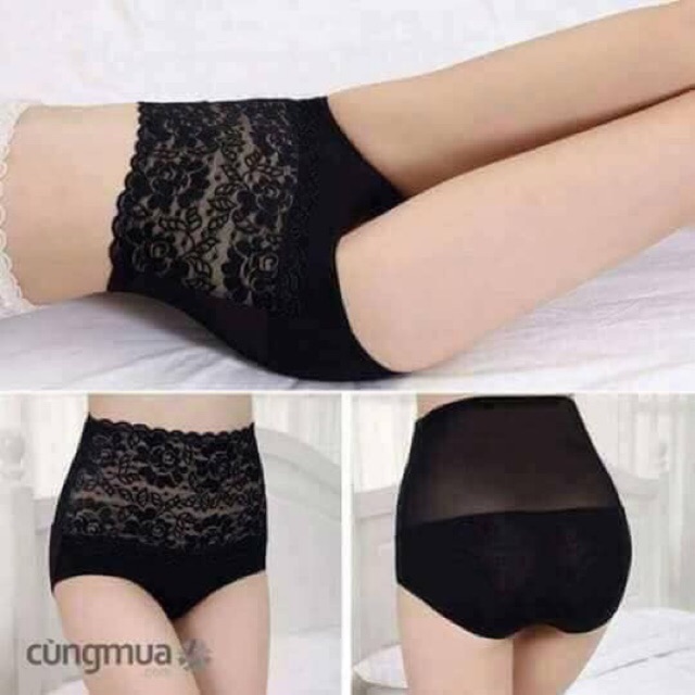 Sỉ lố 10 quần lót ren cạp cao chất cực thoáng cho nữ mã 2015