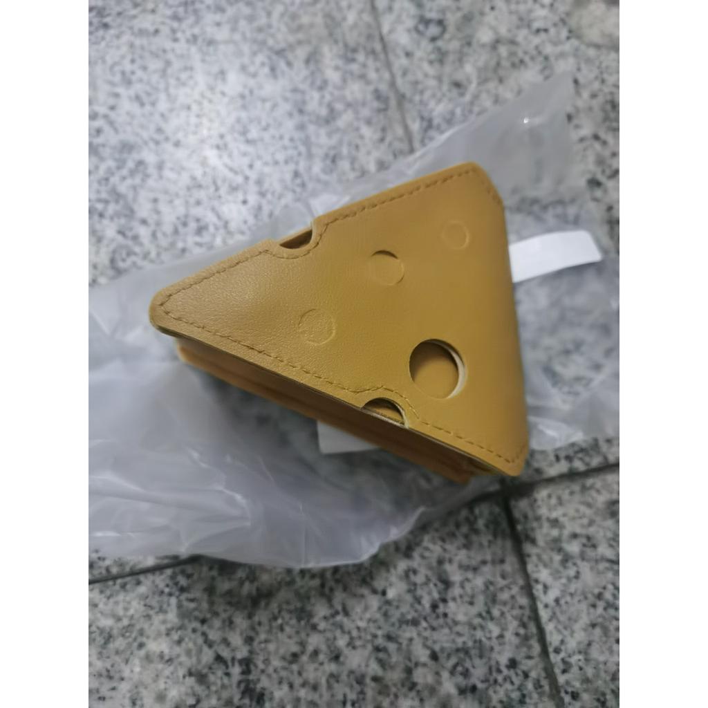 Túi Đeo Chéo Mini Bằng Da PU Hình Phô Mai Đáng Yêu Dành Cho Nữ