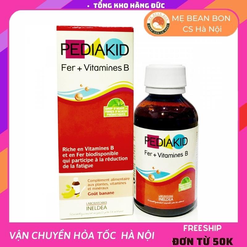 siro Pediakid Fer + Vitamines B giúp Bổ sung sắt và vitamin nhóm B 125ml của Pháp - mẹ bean bon